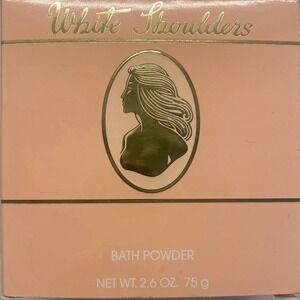 White Shoulders by Evyan 2.6 oz Bath Powder New in Box